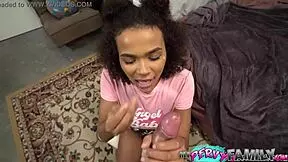 Caught Teen Stepsister Alina Ali Makes Deal For Monster Cock Doggy Fuck