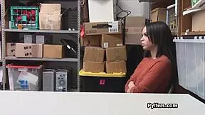 hey, latina thief, why blow after getting caught red-handed?