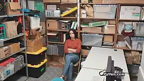 hey, latina thief, why blow after getting caught red-handed?