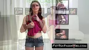 redhead teen macy monroe in rough casting session