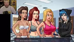 i hate this new school policy, but it leads to masturbation and big tits fun in summertime saga