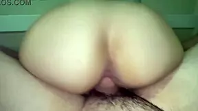 Ela, the petite Croatian babe, riding hard for a creampie