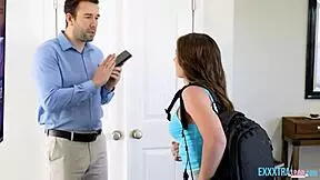 I watch naughty teen Kourtney Rae get fucked hard