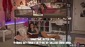 College girls engage in threesome