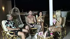 Bruna and Ale Sheer Red in Sexy Brazilian Lingerie Compilation Without Showing Faces.