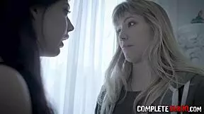 Femdom Teen Sucks And Rides Monster Cock