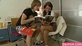 Enough homework, suck my cock now!