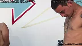 Group of latinas party in the apartment with swingers