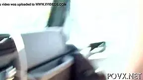 Hairy pussy teen receives blowjob and cumshot in pov hardcore scene