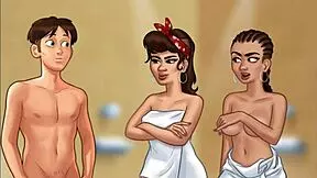 The summer story continues: A steamy shower scene
