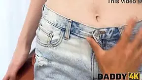 DADDY4K ignites my tall, long-legged brunette passion in a steamy affair.