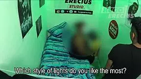 My neighbor sneaks out for a quick session on hidden camera