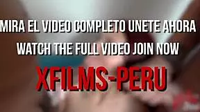 Two guys tease petite Venezuelan redhead with anal in living room