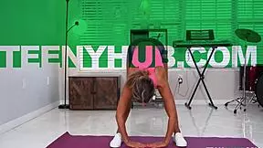 how does lacy tate stretch her ass for nicky rebel's big cock in pov?