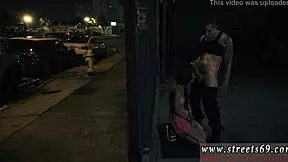 Cop domination scene with a cute teen in glasses and bondage.