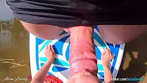 Alisa Lovely Gets Risky Outdoor Fuck by River Bank