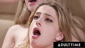 Alina Lopez and Jane Wilde devour Kristen's pussy