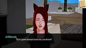 I explore my new family's big tits and ass in hentai scene