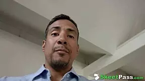 man, i’m sorry, kendall woods rides my big cock doggystyle to make up