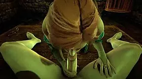 the witcher triss the redhead gives you a good licking