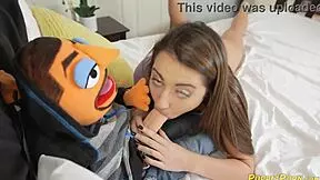 Mega facial from my puppet dawg for Lily Adams