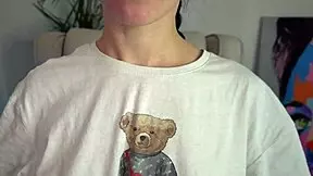 Blowjob With Saliva On Cock