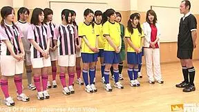 Japanese Female Team, Are You Ready to Obey Coach's Orders? Will You Follow Every Command in This Sexy Group Lesson?