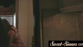 Slutty stepdaughter gets fucked and creamed