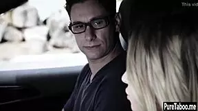 Naive teen pays with blowjob