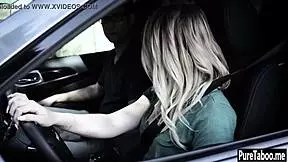 Naive teen pays with blowjob