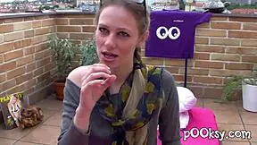 Teen In Lingerie Performs Deepthroat In Doggy Style Outdoors