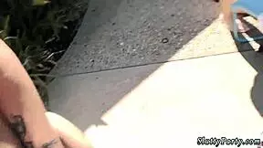 thin teen 18+ fuck and old bear young 18+ summer pool party