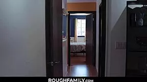 annoying step sister gia derza pummeling her stepbrother - roughfamily com