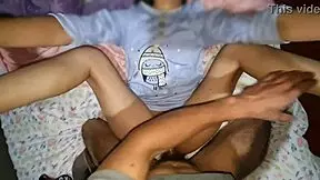 Quickie Before Work: Hairy Babe in Miniskirt Gets Missionary Outdoors. Is Public Upskirt Too Risky for You?