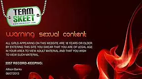 Allison Banks Gives Hot Blowjob, Sucks Cock, Doggystyle Fucking Tight Pussy Bent Over