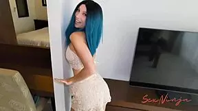 helping step-sister make content for her fans