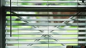 blonde beauty in roleplay storyline