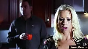 is this hairy teen getting spoon fucked by her stepdad in a taboo fantasy?