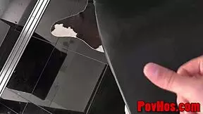 Teen whore gets slammed in POV!