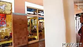 Gianna Nicole sucks cock intensely in POV hardcore sex