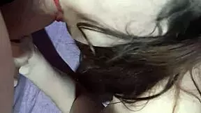 Stepsister Gave Me Blowjob Before I Fucked Her Hard and Came on Her Face