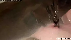 Petite Redhead OTK Spanked Hard in Sauna with BDSM Domination