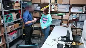 Redhead ornella gets tight cunt demolished when found robbing