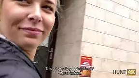 Hey, the man teaches the cuckold to take care of her needs on hidden cam.