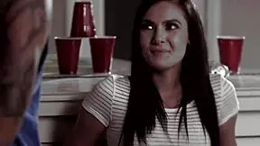 Flat chested blonde teen 18+ gets wild outdoors with oral action