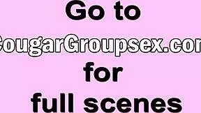 Three Mature Women Fucked By Young Stud In HD