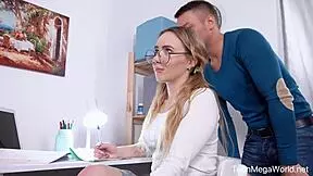 Bella Mur's anal dogstyle chair fun