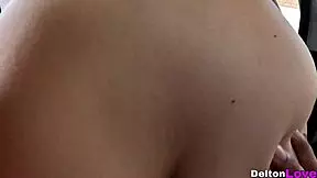 we couldn't resist and moved to the back of the car for a private moment