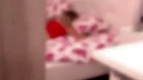 Yo, petite Candie Cross got rough morning sex on her first wake-up tape!