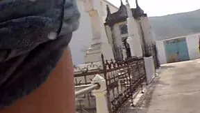 jakelyn gives a serious hand job stroking nachos cum onto her face before lovingly licking his big monster cock clean 😏